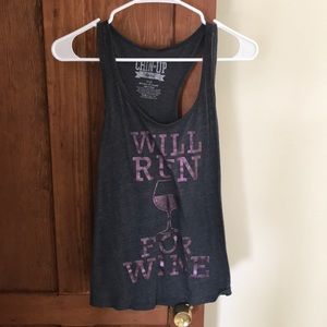 Tank top, will run for wine